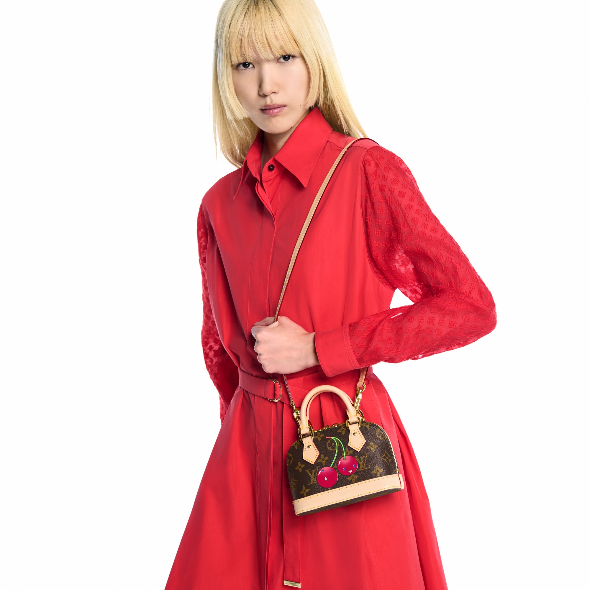 ルイヴィトン　LV × TM ナノ・アルマ　村上隆　チェリー ルイ·ヴィトン】「LOUIS VUITTON × MURAKAMI」第3章よりクリーンな